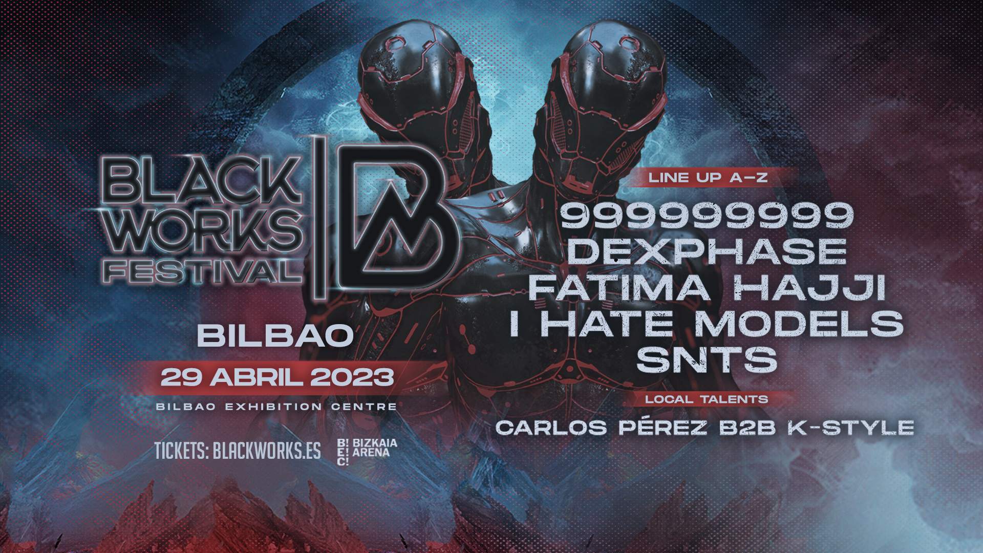 BlackWorks Festival Bilbao - フライヤー表