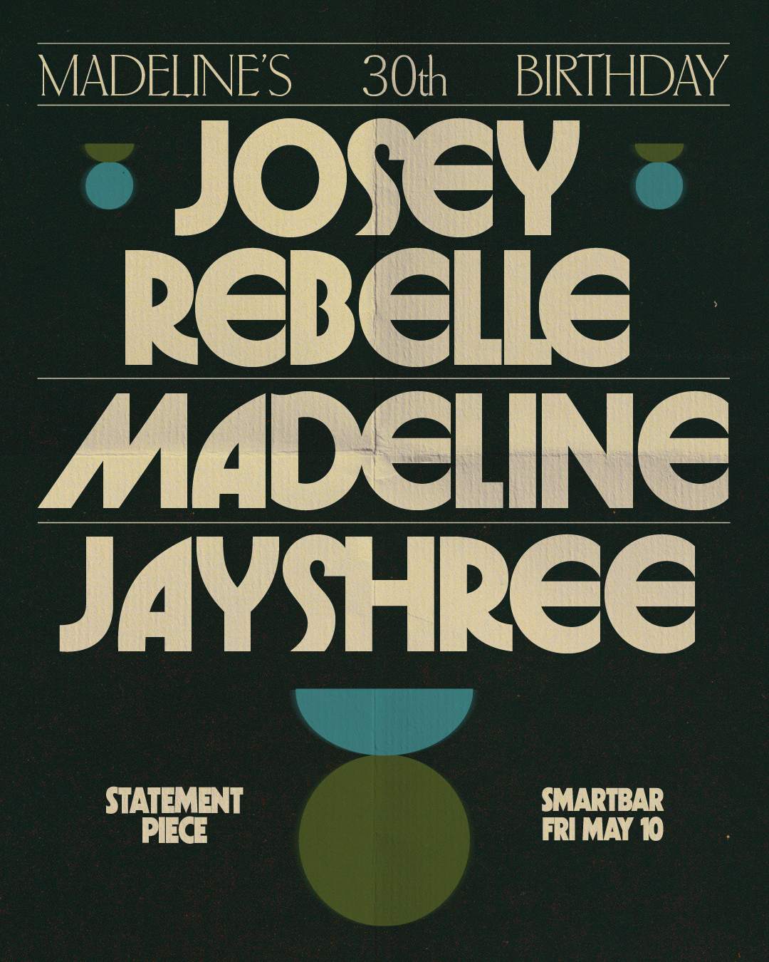 Statement Piece featuring Josey Rebelle - Madeline - Jayshree - Página frontal