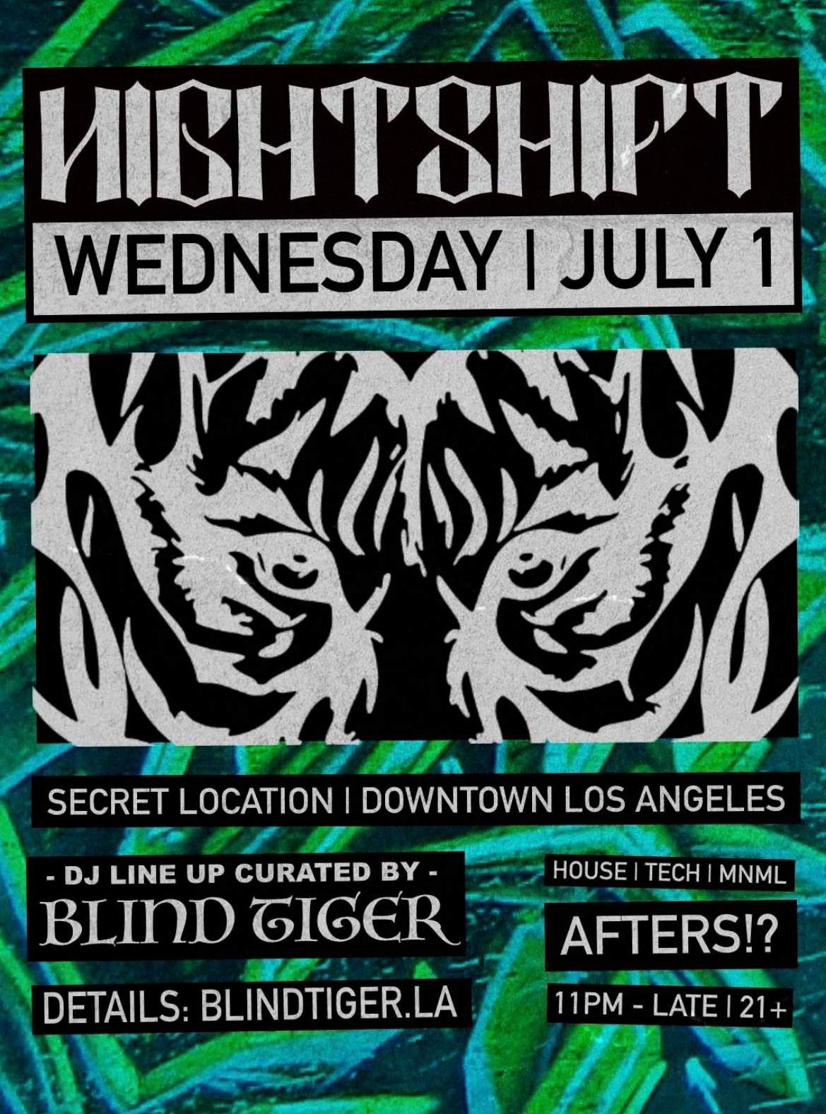 NIGHTSHIFT AFTER HOURS at The Lexington, Los Angeles