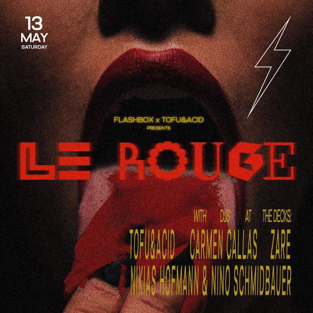 LE ROUGE - フライヤー表