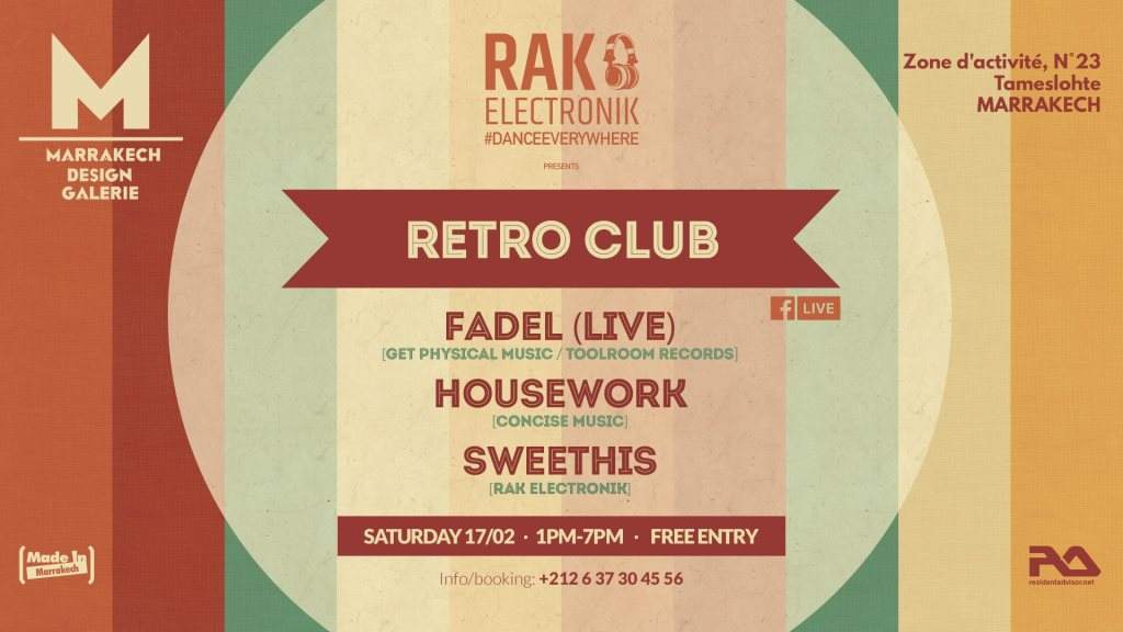 RAK ELECTRONIK presents: Retro Club - Página frontal
