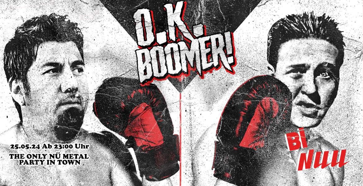 Ok Boomer in Binuu- Nu Metal Party - フライヤー表
