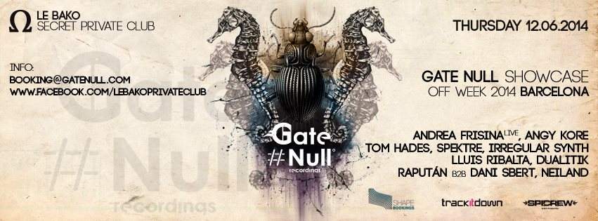 Gate Null Showcase at Off Week Barcelona 2014 - Página trasera