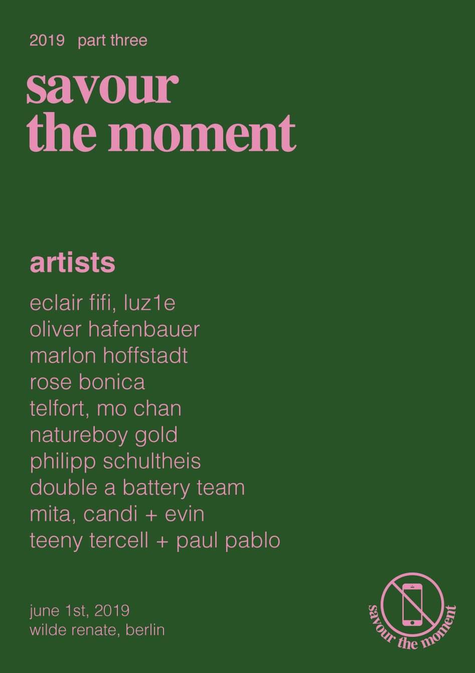 Savour The Moment /w. Eclair Fifi, Oliver Hafenbauer, LUZ1E & More - Página trasera