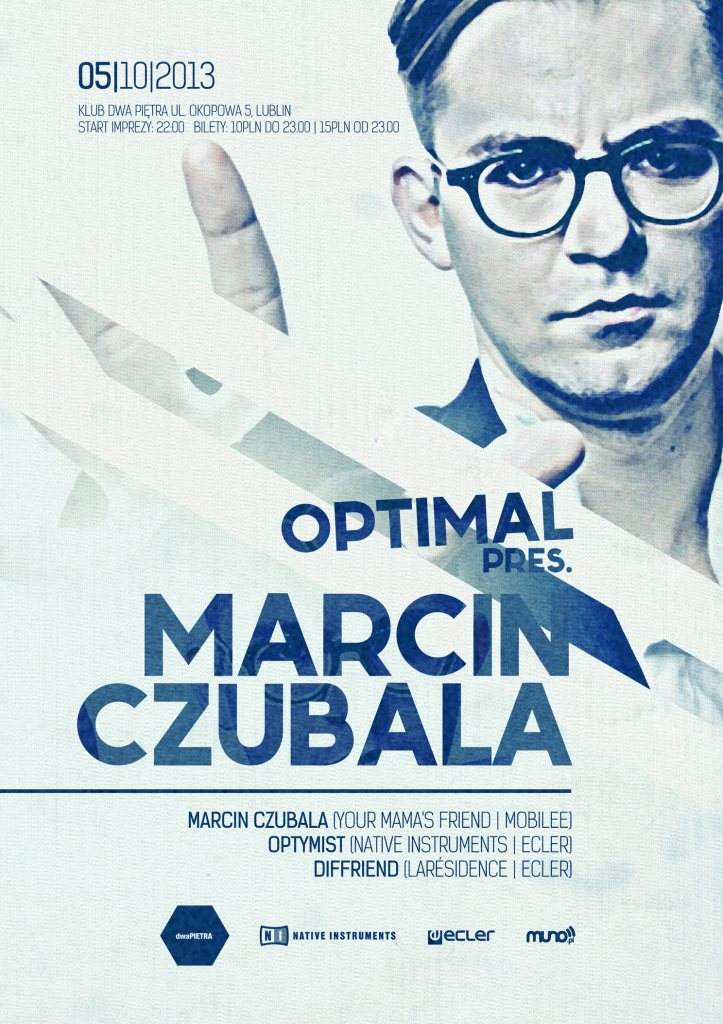 Optimal Pres. Marcin Czubala, Optymist, Diffriend - Página frontal