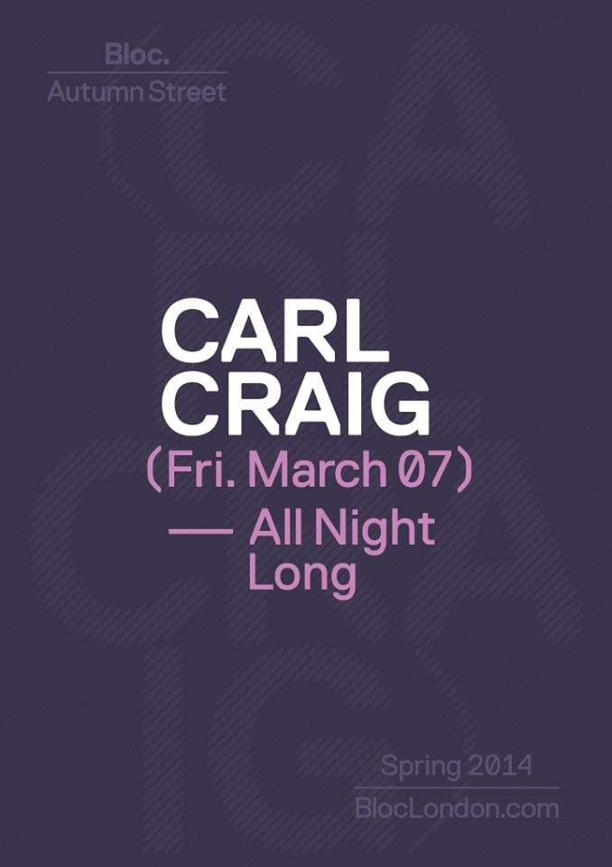 Bloc: Carl Craig - all Night Long - Página frontal