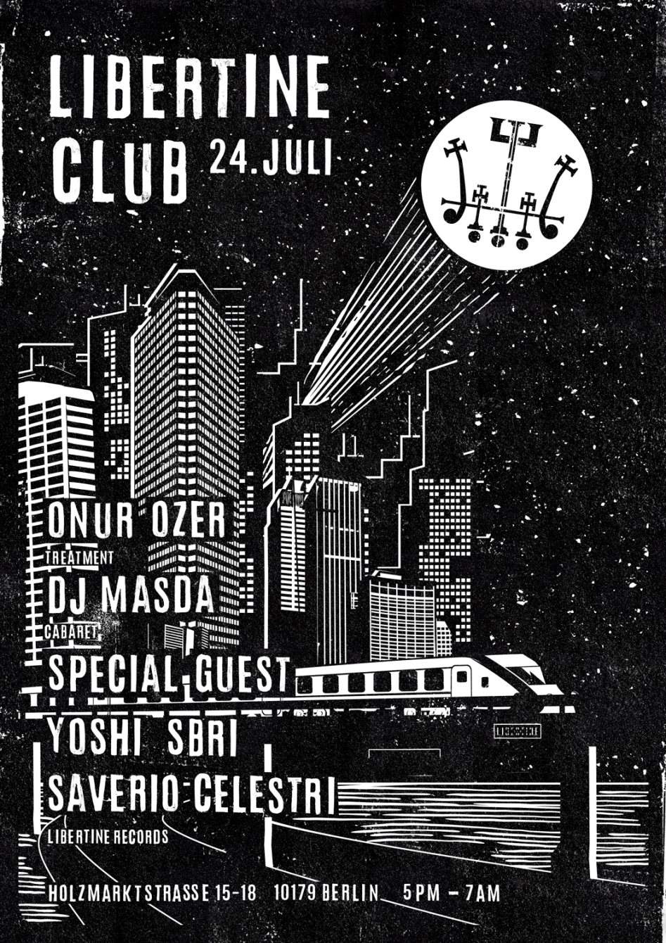 Libertine Club Sunday with Onur Ozer, DJ Masda & Special Guest - Página trasera