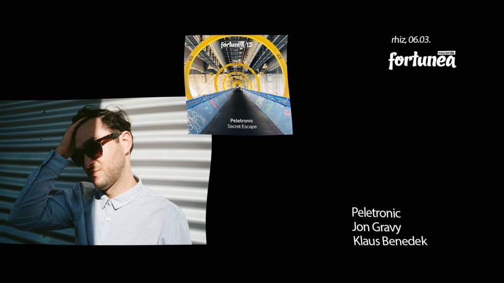 Peletronic - Secret Escape EP - Release Party - Página frontal