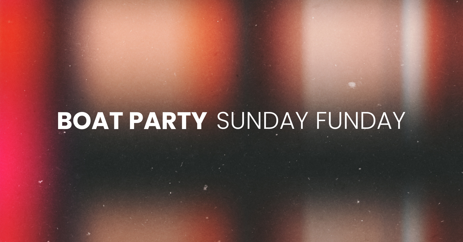 Boat Party Sunday Funday w/ Intaktogene, Pascale Voltaire, vom Feisten, Daniel Neuland, Meloko - フライヤー表