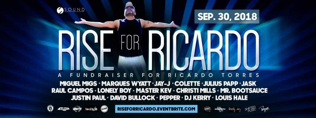 Rise for Ricardo: A Fundraiser for Ricardo Torres - Página frontal