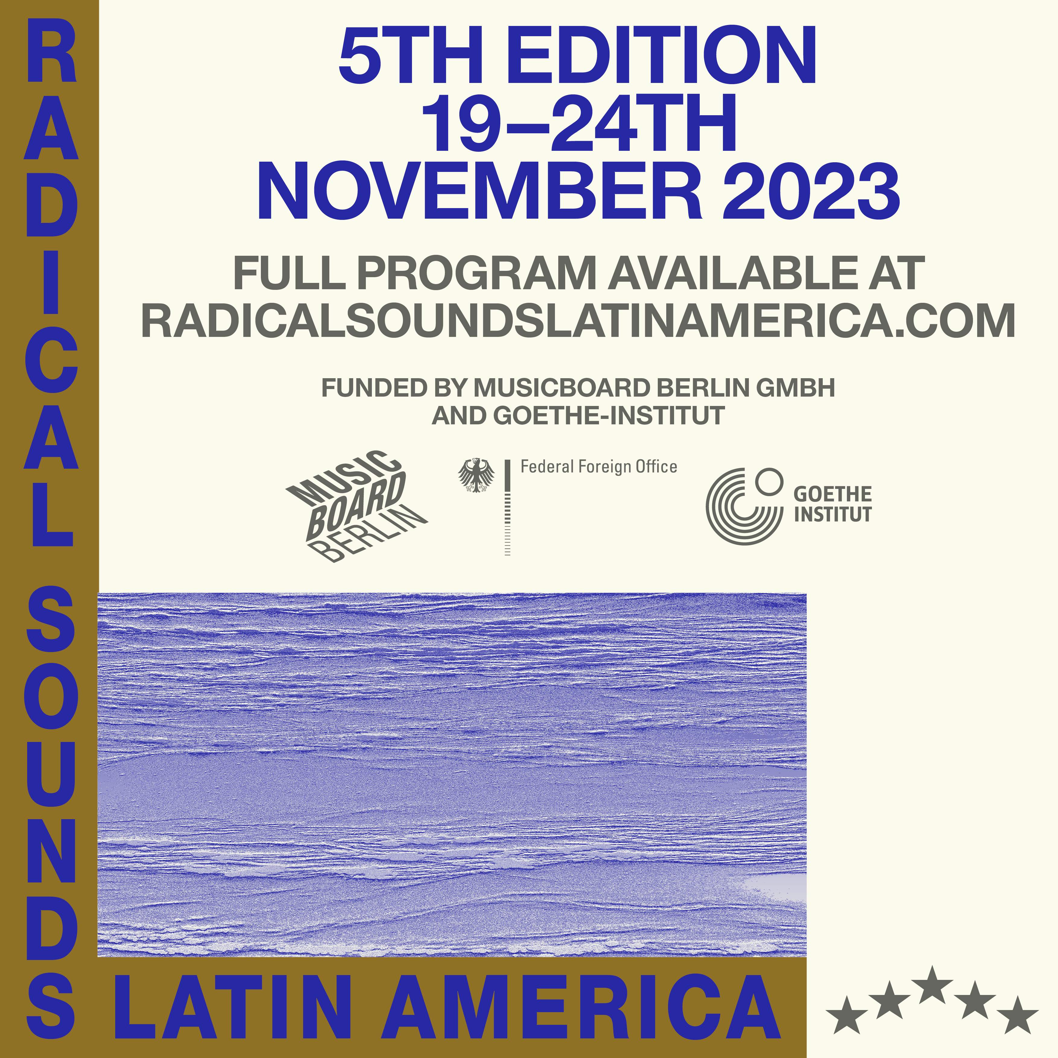 Radical Sounds Latin America 2023 (Morphine Raum Concert) - Página trasera