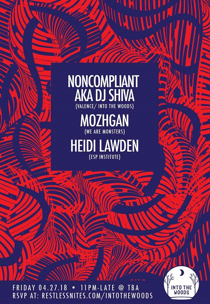 Into The Woods Feat. Noncompliant aka DJ Shiva, Mozhgan, and Heidi Lawden - Página frontal