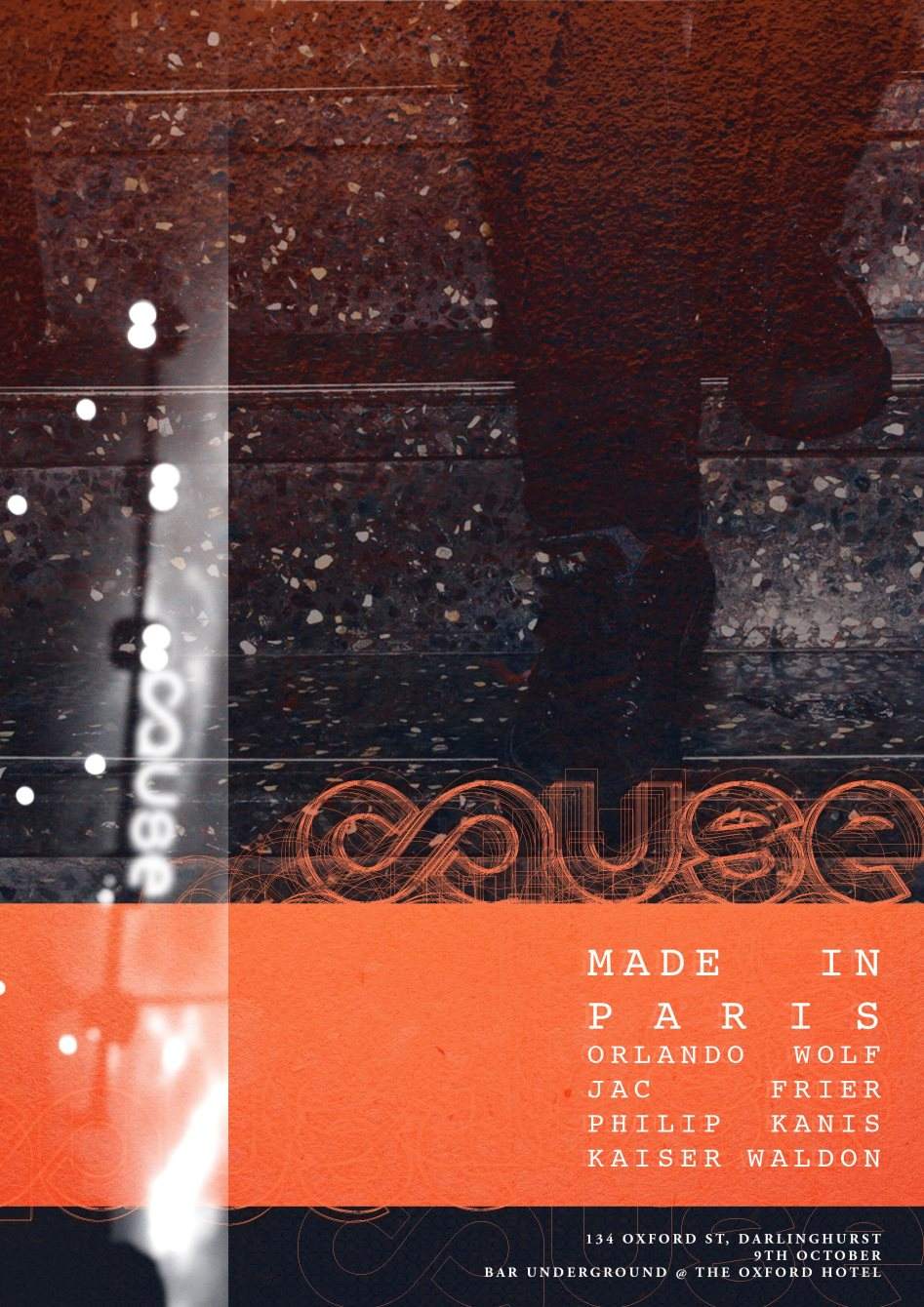 Cause - Made In Paris - フライヤー表