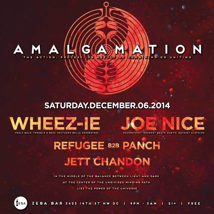 Amalgamation with Wheez-ie, Joe Nice - フライヤー表