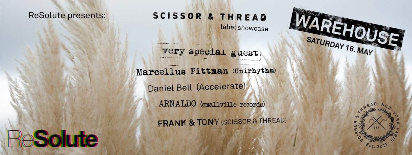 Resolute presents Scissor & Thread - After Party - Página trasera