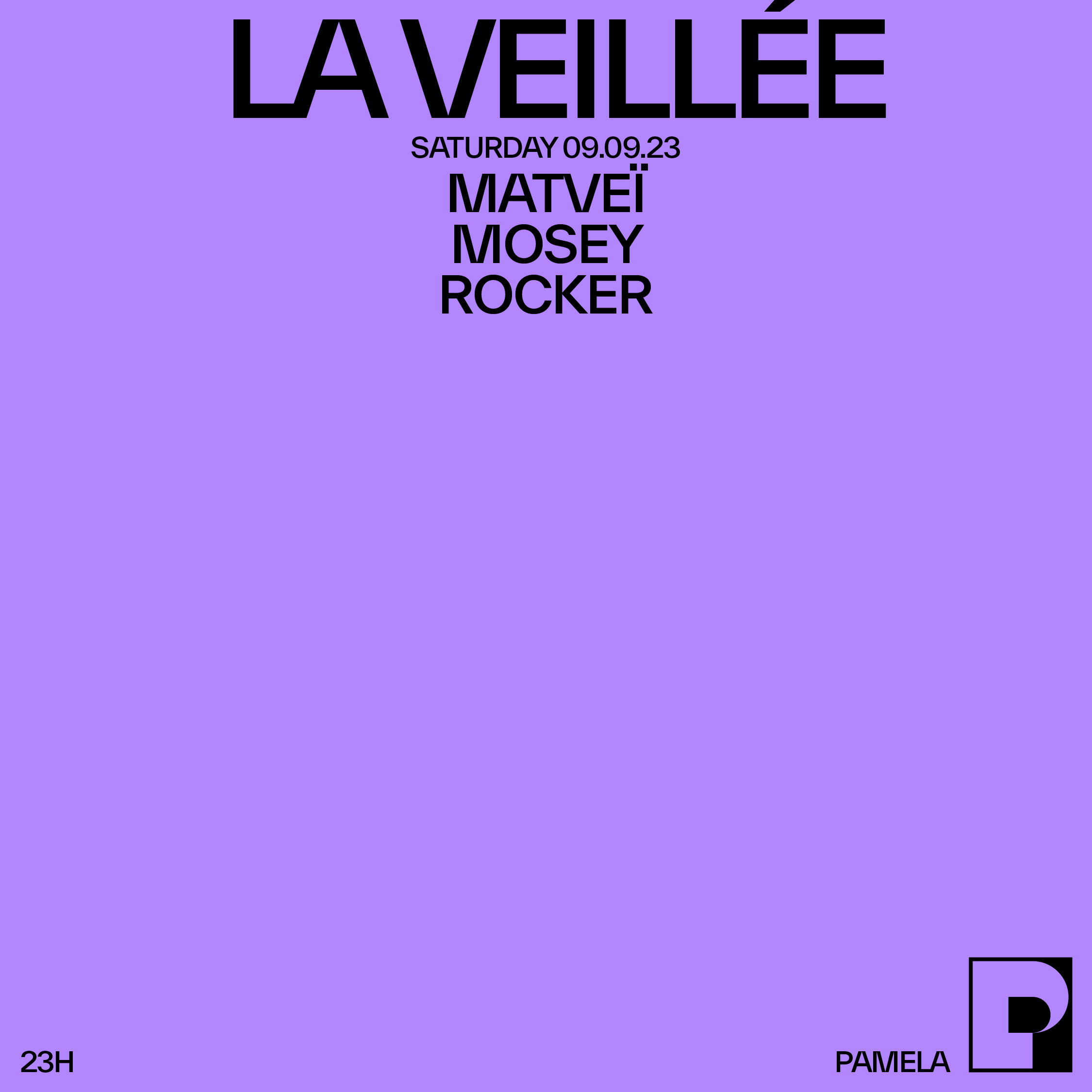 La Veillée - フライヤー表