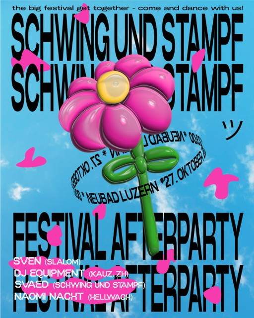 Schwing und Stampf Festival AFTERPARTY - フライヤー表