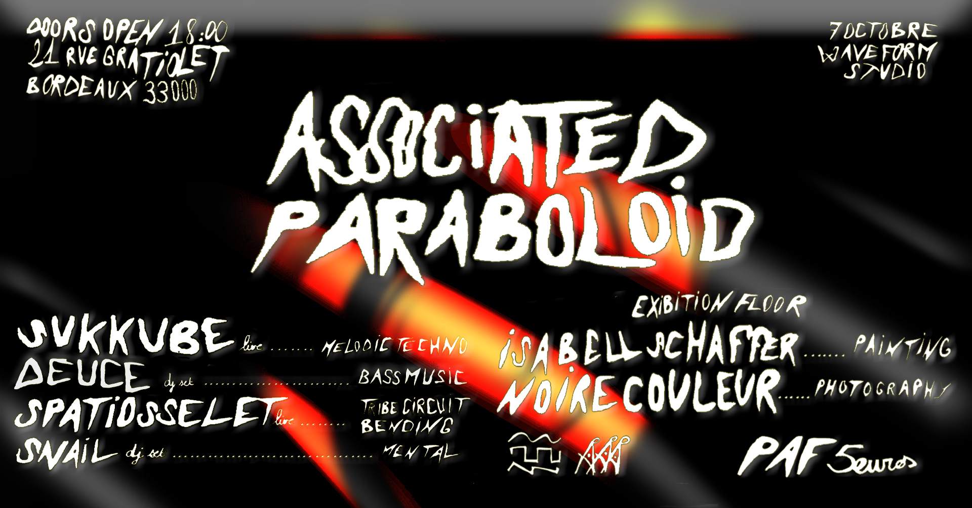 Associated Paraboloid - フライヤー表