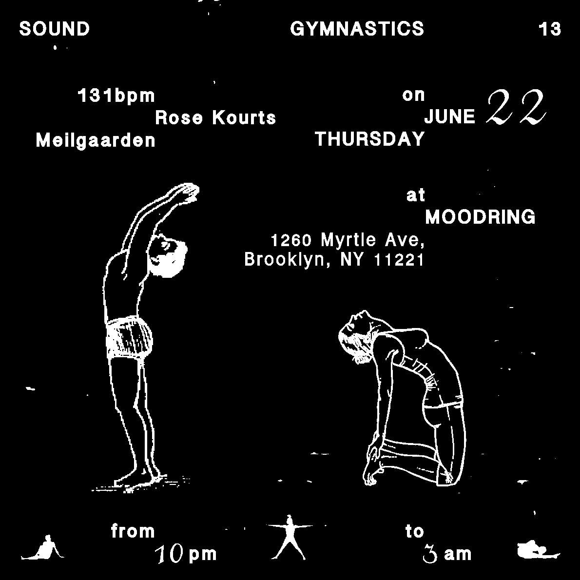 Sound Gymnastics with 131bpm, Rose Kourts, Meilgaarden - Página frontal