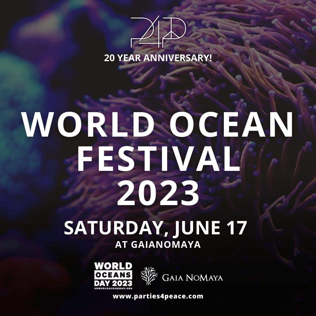 World Ocean Festival and Parties4Peace 20 Year Anniversary - Página frontal