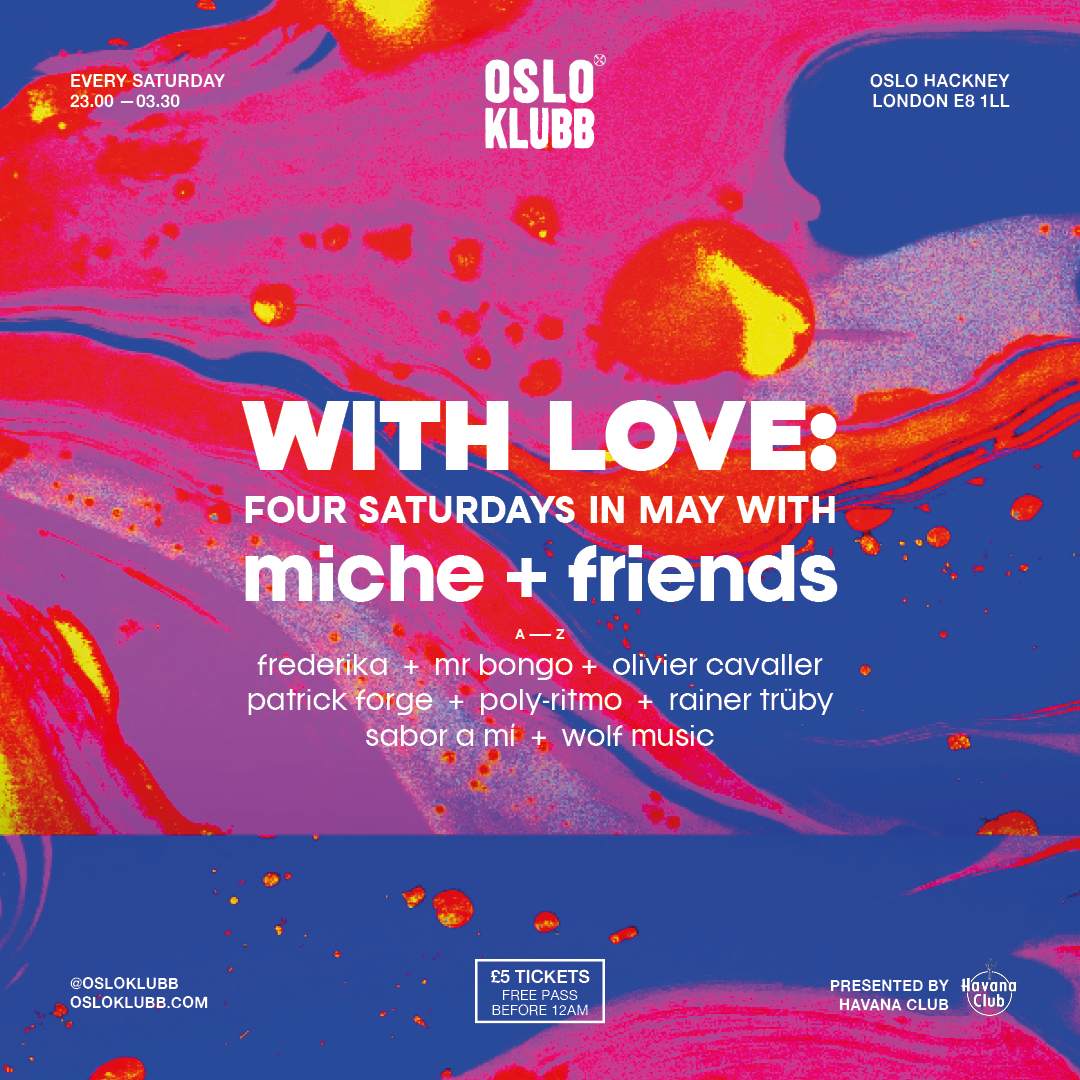 With Love: Miche + friends - フライヤー裏