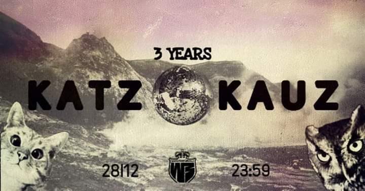Katz & Kauz 3rd Anniversary with Schlepp Geist Live - フライヤー表