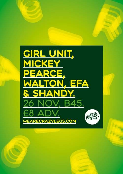 Crazylegs: Girl Unit, Mickey Pearce, Walton, Efa & Shandy - Página frontal