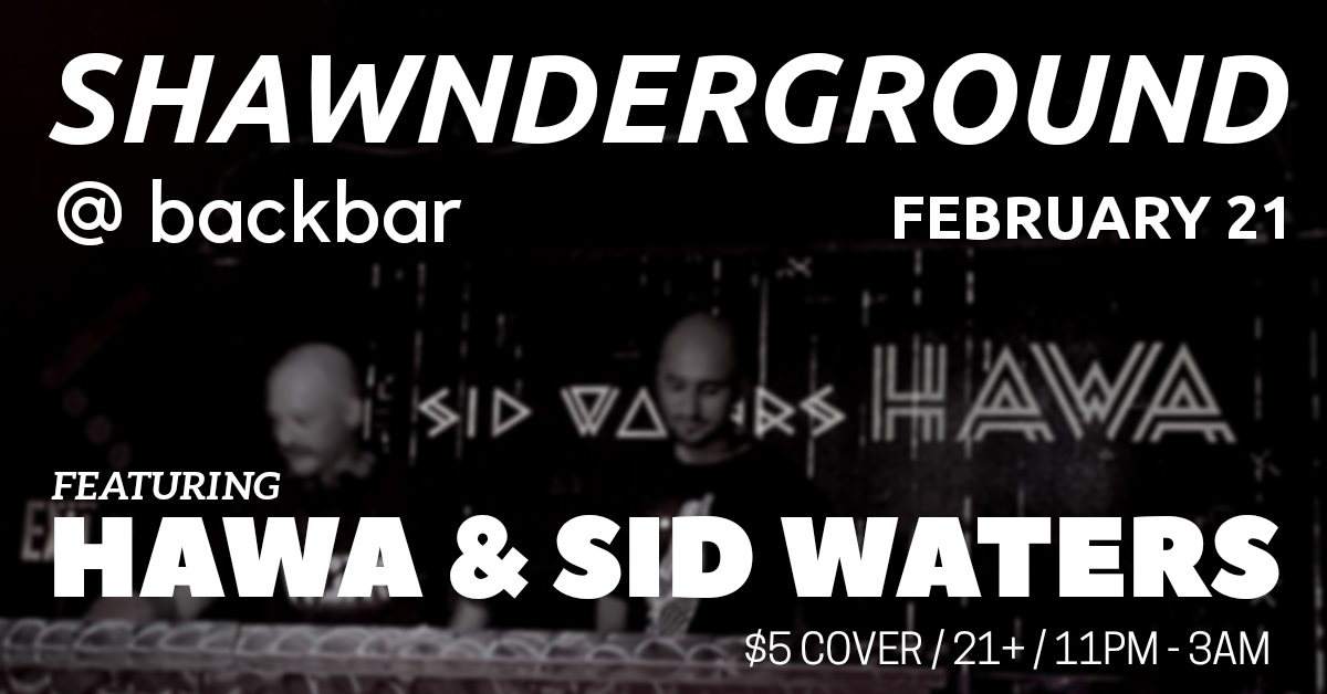 Shawnderground feat. Hawa & Sid Waters - Página frontal