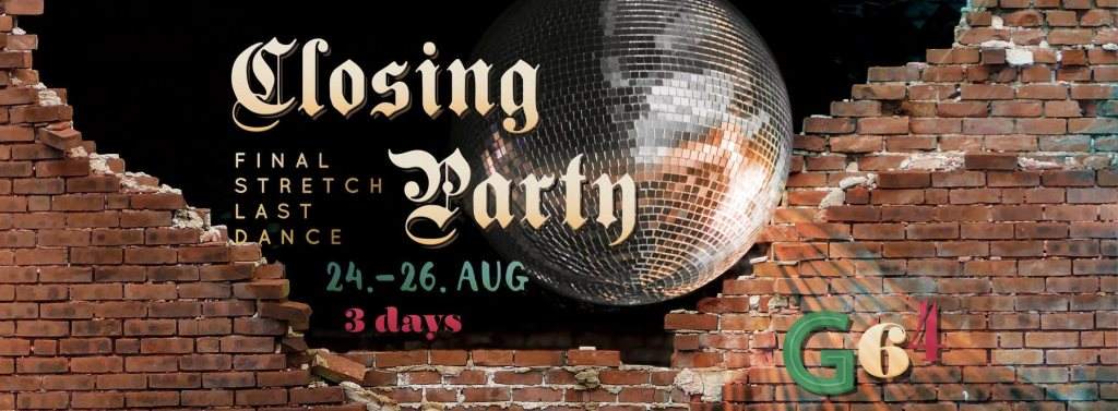 Final Stretch Last Dance // Closing Party - フライヤー表