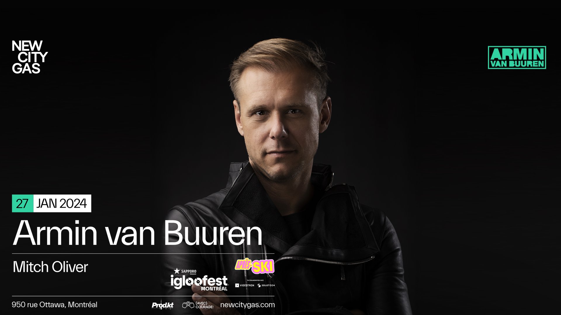 Armin van Buuren - Igloofest Après-Ski - フライヤー表