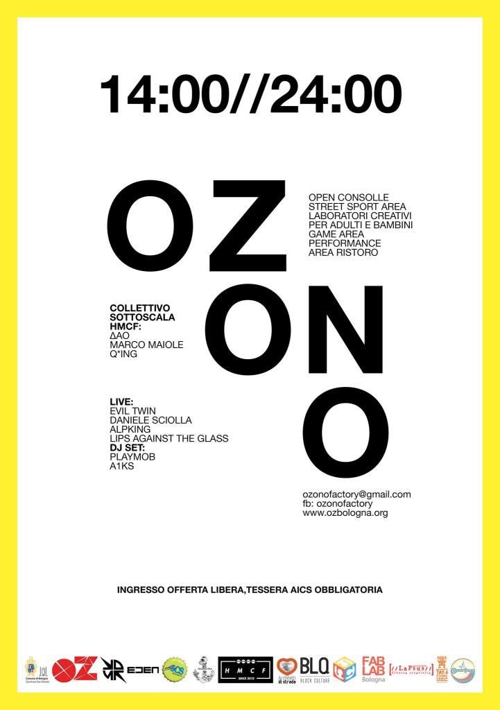 Ozono Festival - Página frontal