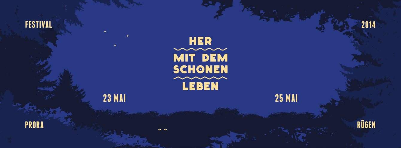 Her mit dem Schönen Leben' Festival - Hmdsl Festival - フライヤー表