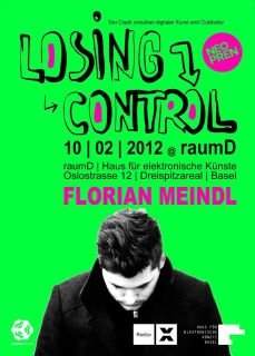 Losing Control with Florian Meindl - フライヤー表