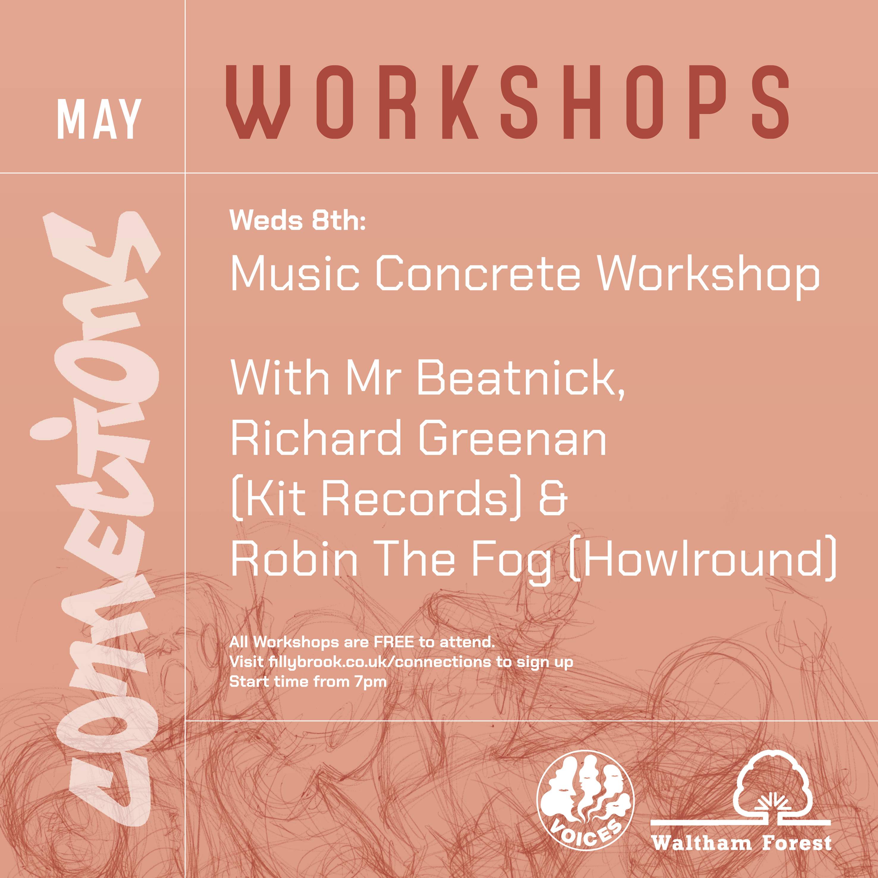 Music Concrete - Workshop - フライヤー裏