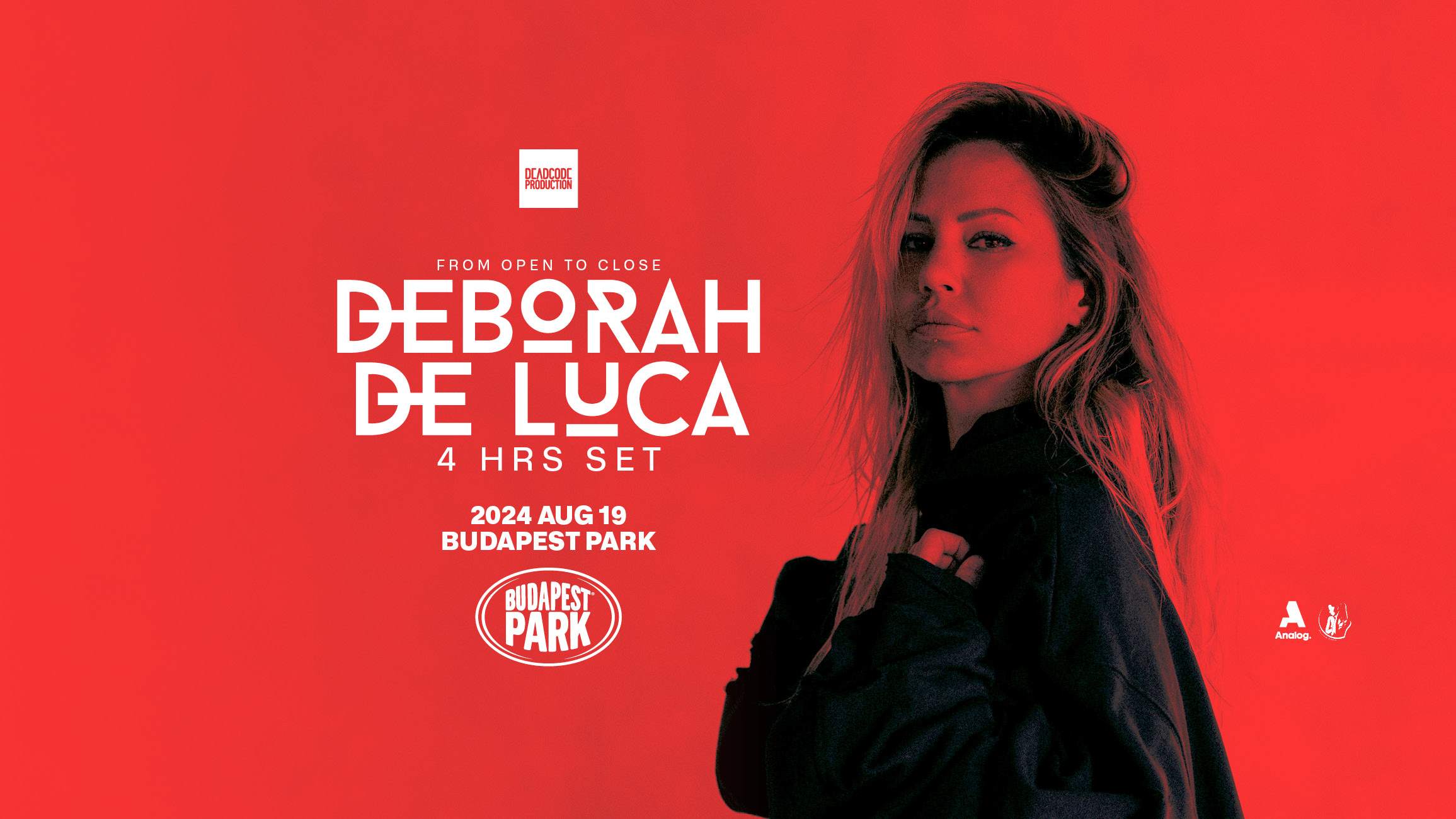 Deborah De Luca - BUDAPEST PARK - フライヤー表