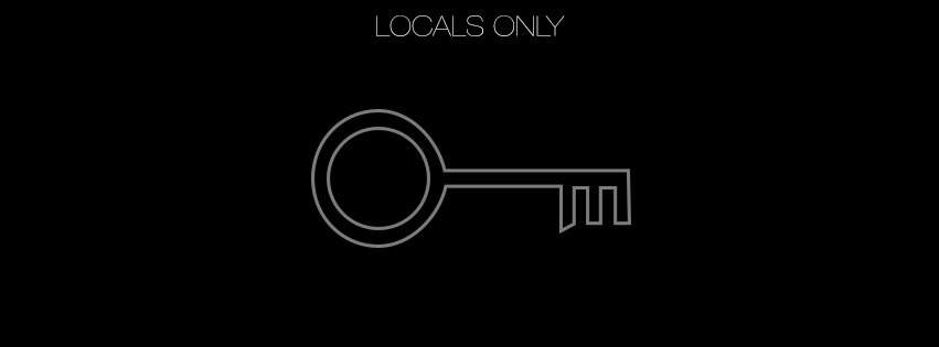 Locals Only - フライヤー表