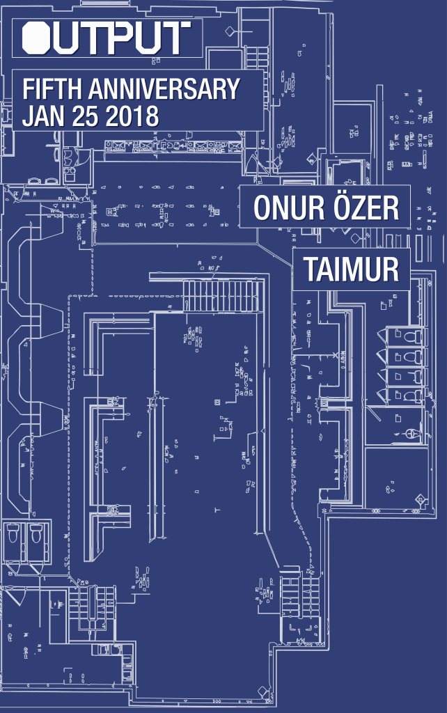 Output Fifth Anniversary - Onur Özer/ Taimur - Página frontal