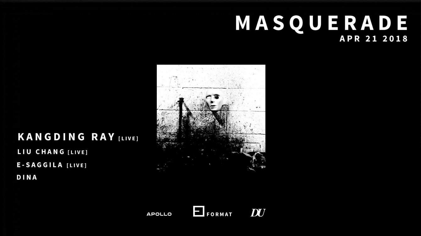 Masquerade: Kangding Ray (Live) - フライヤー表