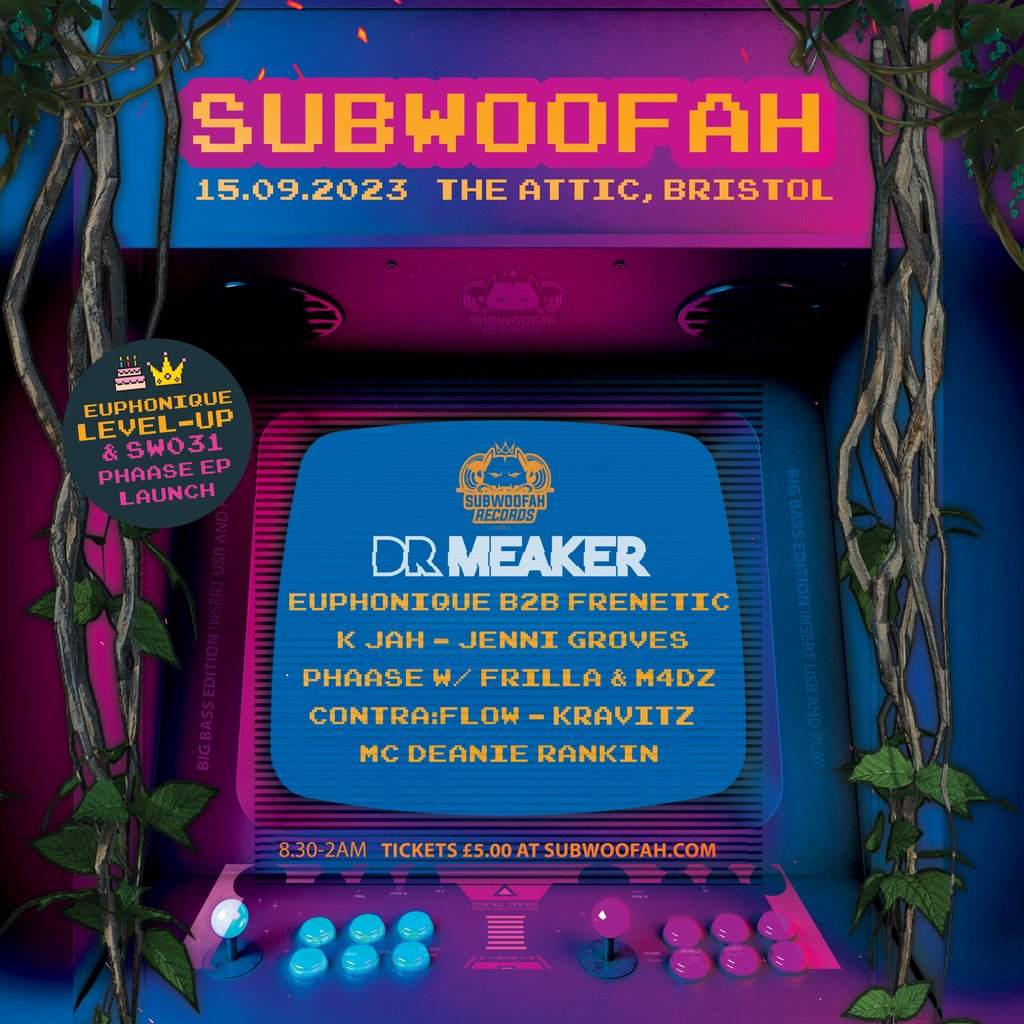Subwoofah presents: Dr. Meaker - フライヤー表