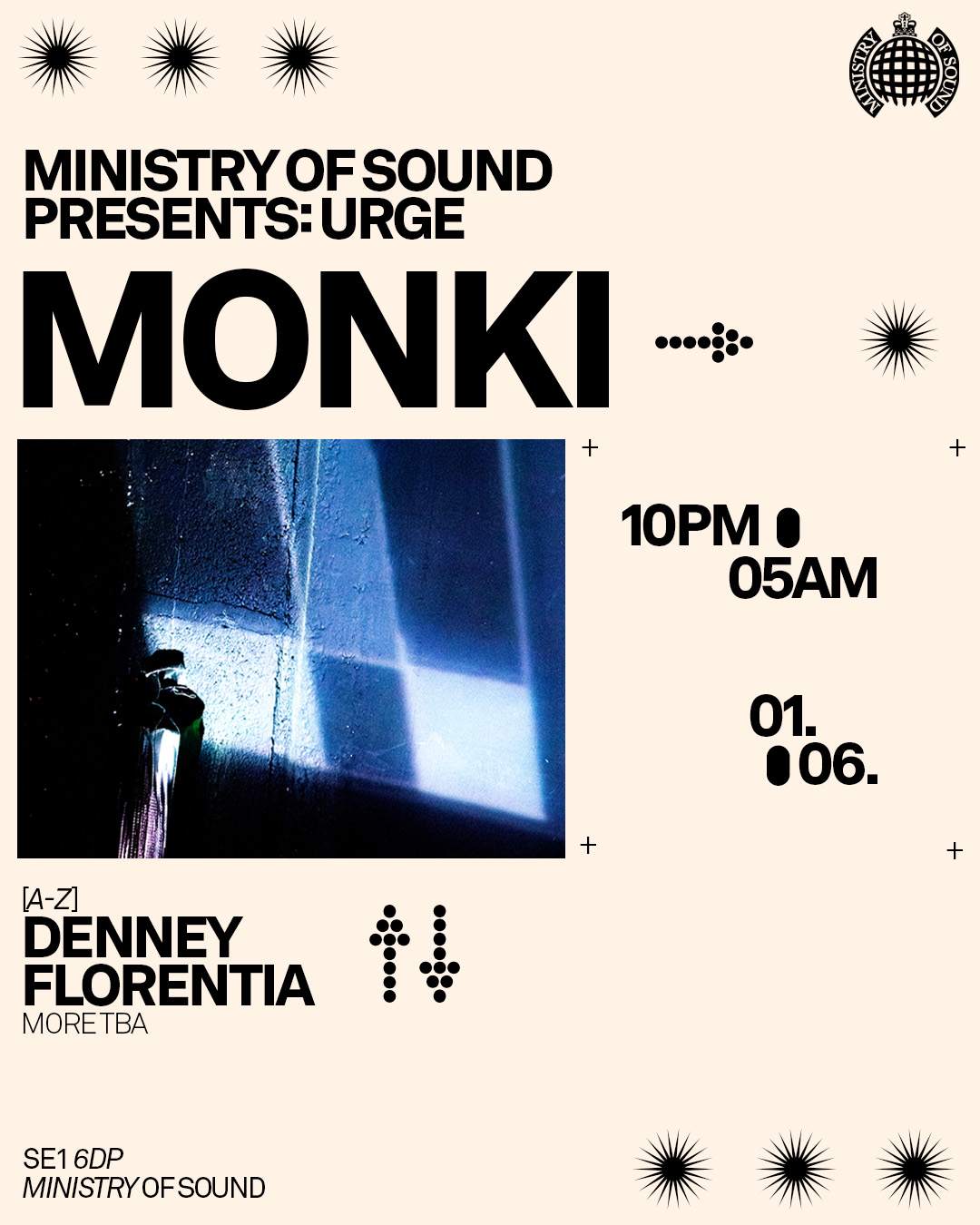 URGE: FLORENTIA, Denney & Monki (Free BF 11pm) - Página frontal