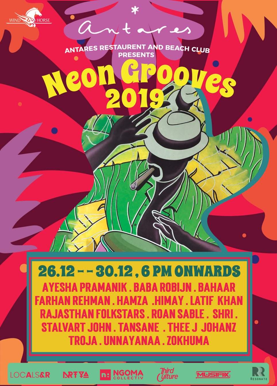 Neon Grooves 2019 - Página frontal