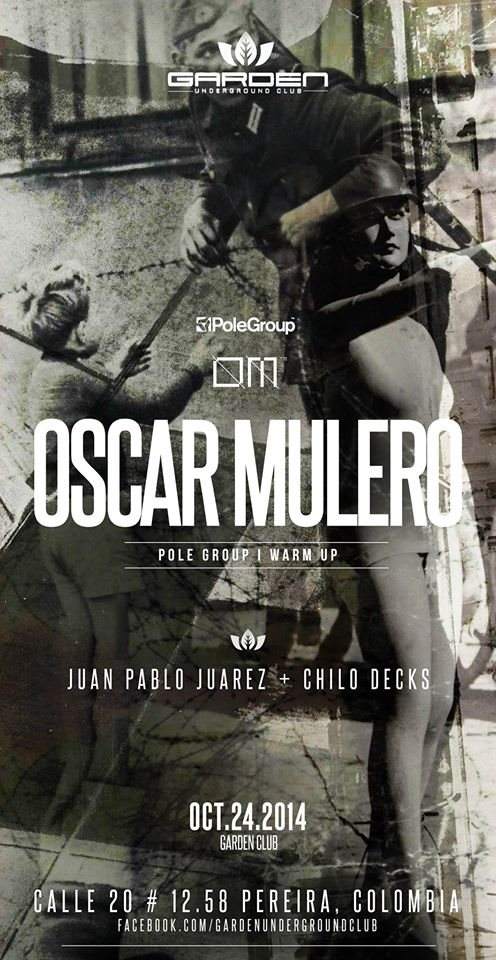 Garden presenta Oscar Mulero - Página frontal