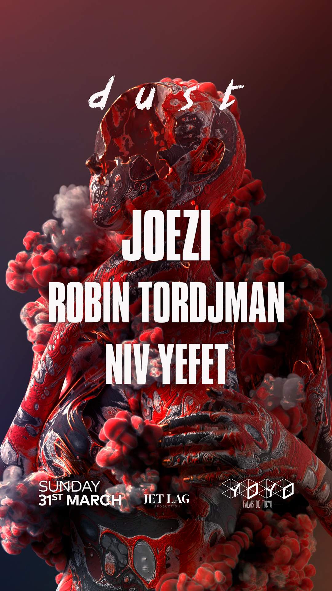 JOEZI, Robin Tordjman & Niv Yefet I DUST X YOYO - Página frontal