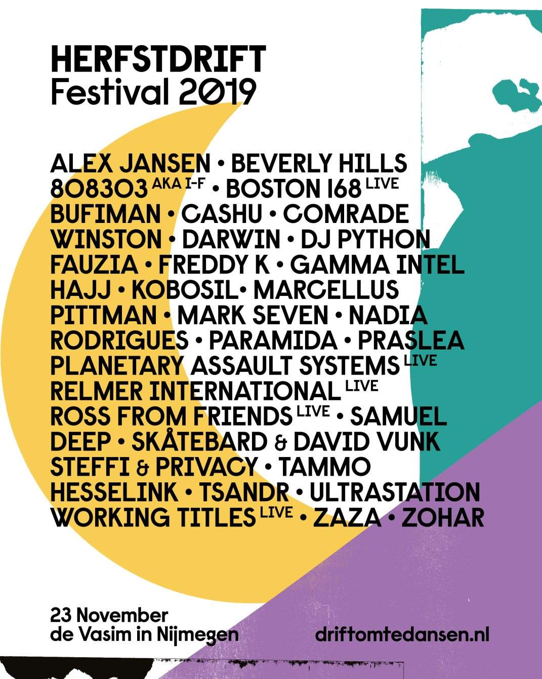Herfstdrift Festival 2019 - フライヤー表