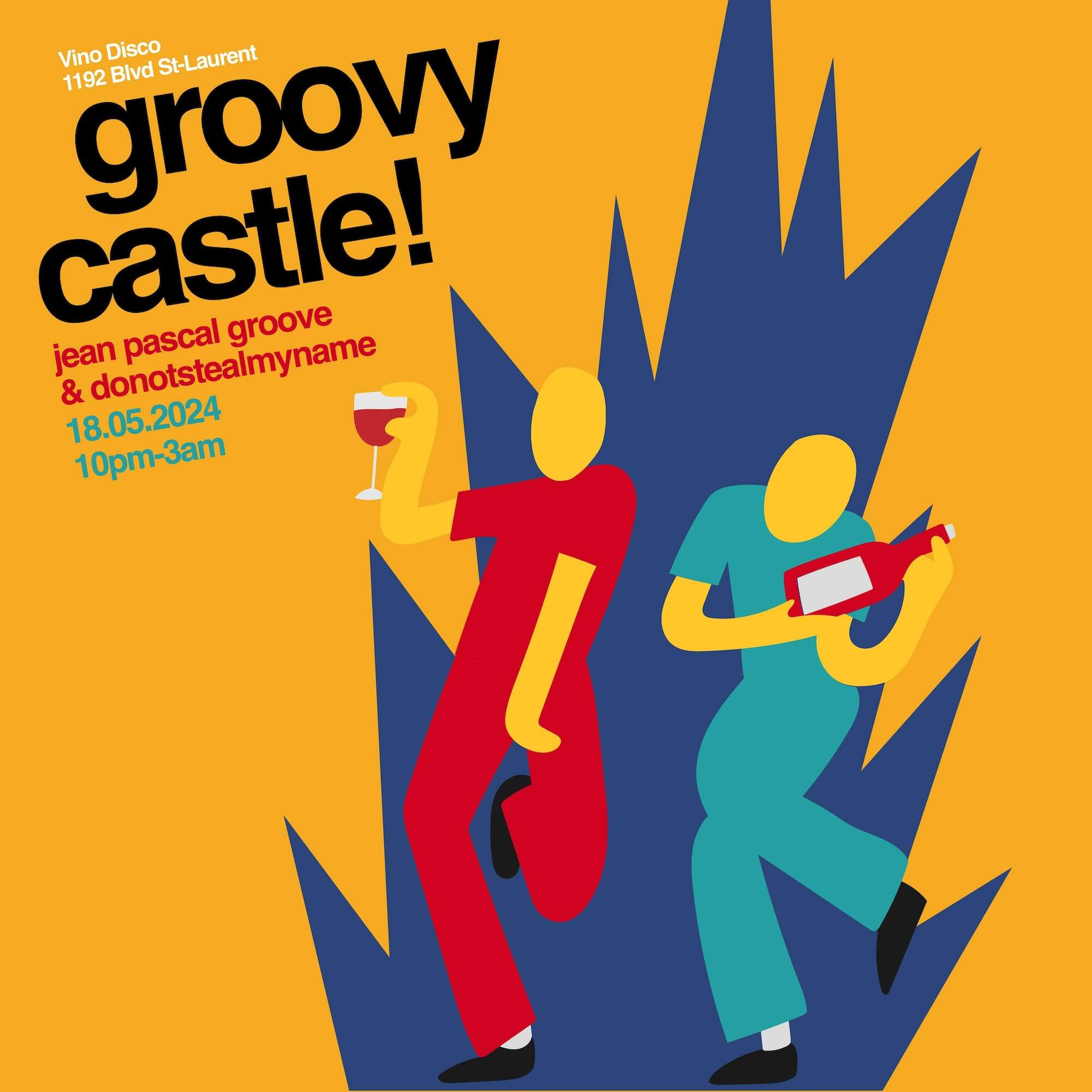 Groovy Castle at Vino Disco, Montreal