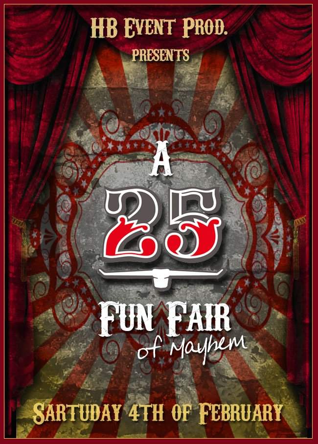 Bar 25 Funfair Mayhem with Kenny Larkin - Matthew Styles - Danny Faber - Robin Ordell - Página frontal