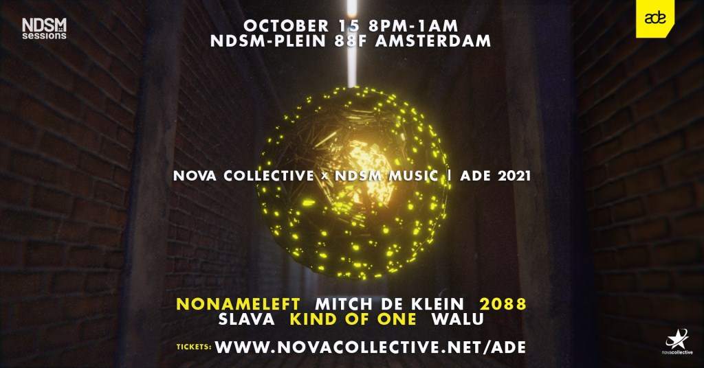 Nova Collective at NDSM Music I ADE 2021 - フライヤー表
