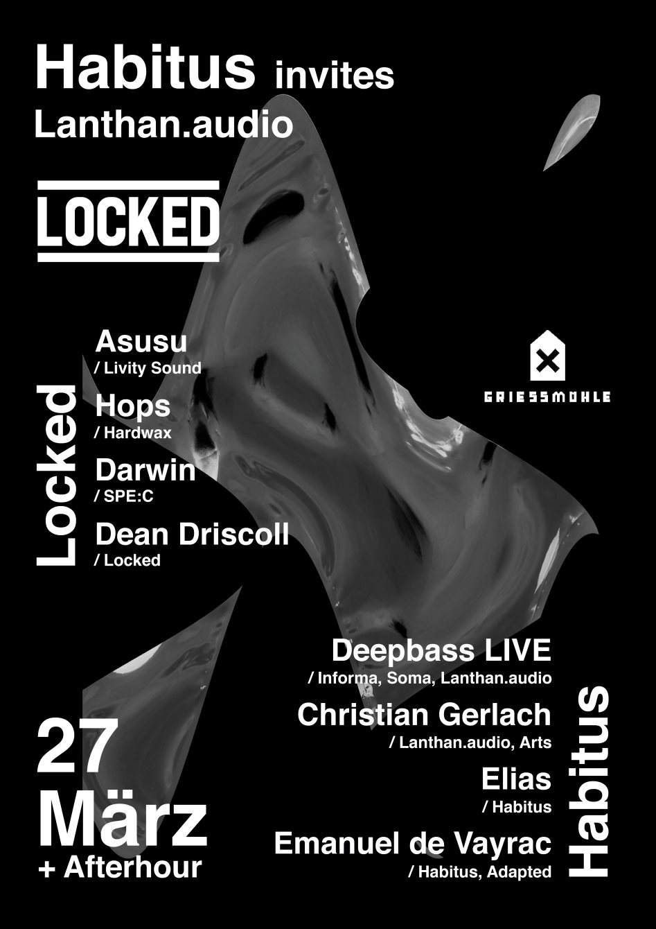 Locked x Habitus with Asusu, Hops, Deepbass (Live) & Christian Gerlach - Página frontal