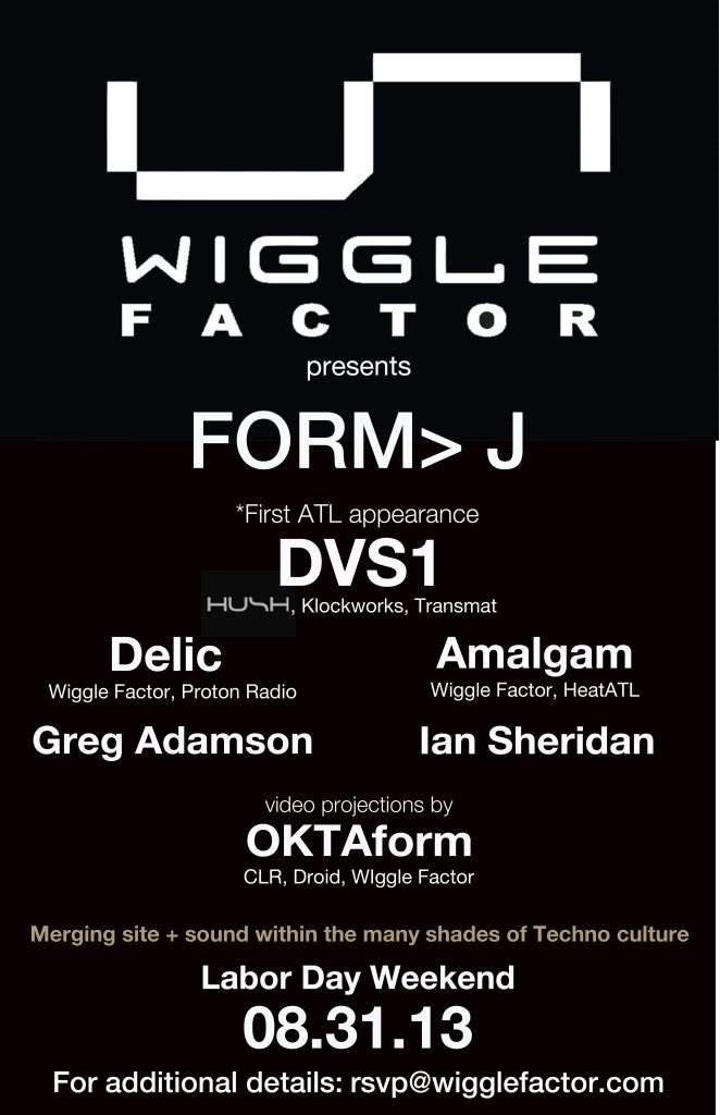Wiggle Factor presents Form J with Dvs1 - Página trasera