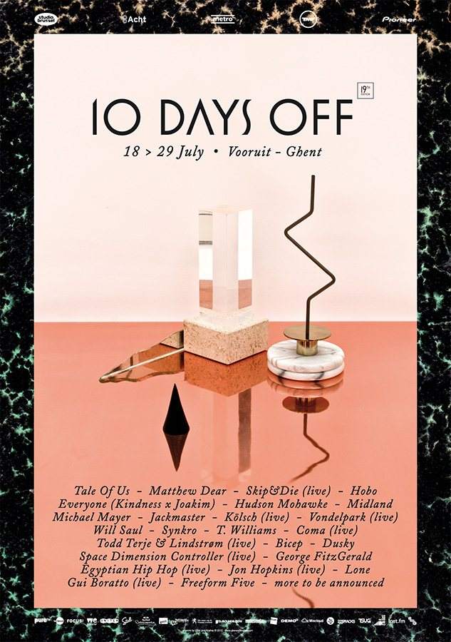 10 Days Off 2013 - Day 1 - フライヤー表